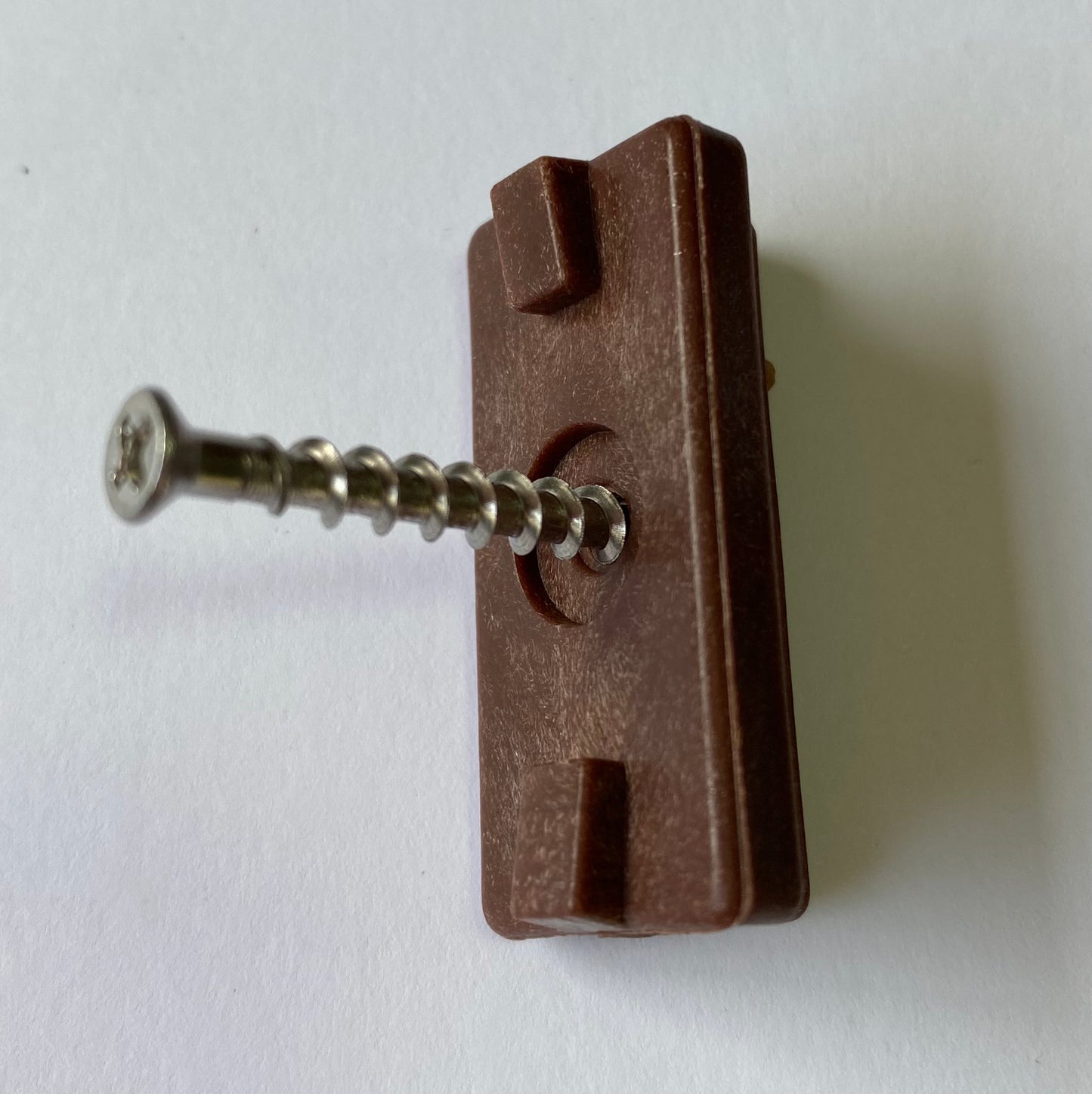 Pack 20 Clips Unión Deck + Tornillo - Coffee