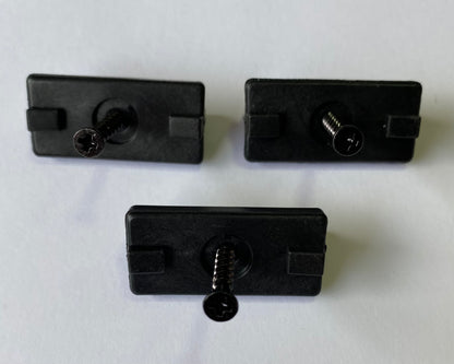 Pack 20 Clips Unión Deck + Tornillo - Black