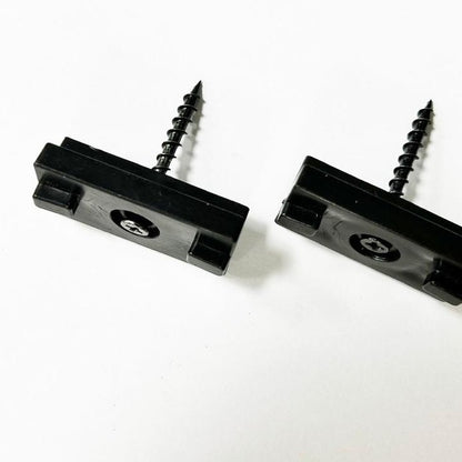 Pack 20 Clips Unión Deck + Tornillo - Black