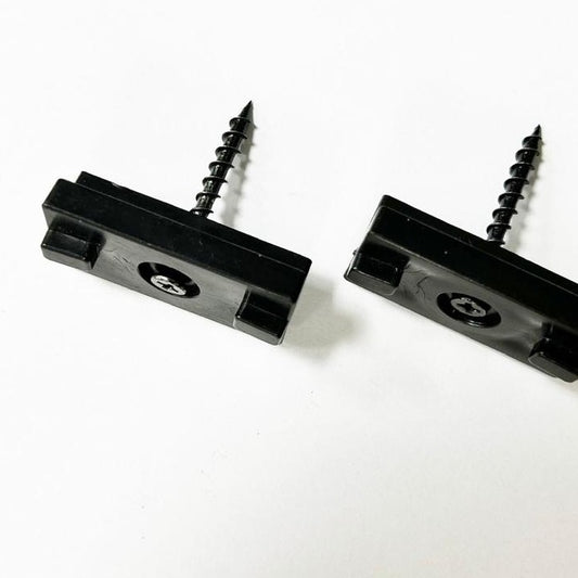 Pack 20 Clips Unión Deck + Tornillo - Black